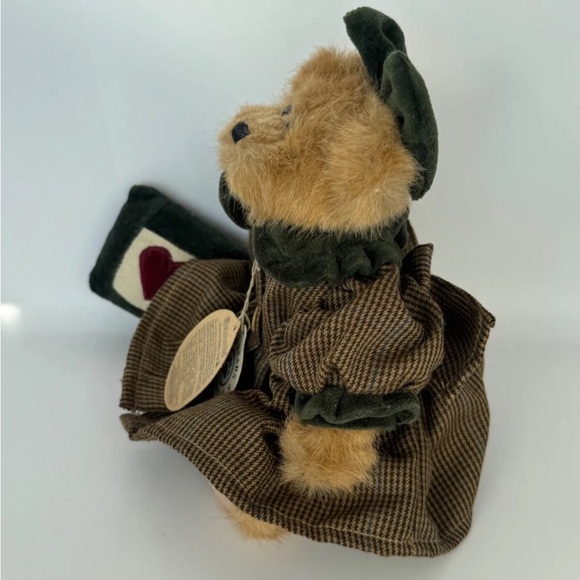 Bailey RETIRED jointed collector Boyd’s Bear Archive series heart pillow 8” 90’s - Picture 6 of 11